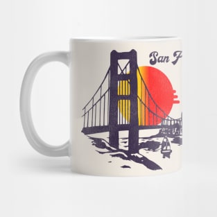 San Francisco 70s Style Tourist Souvenir Mug